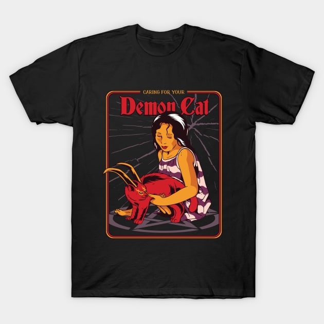 Demon Cat T-Shirt by Hmus